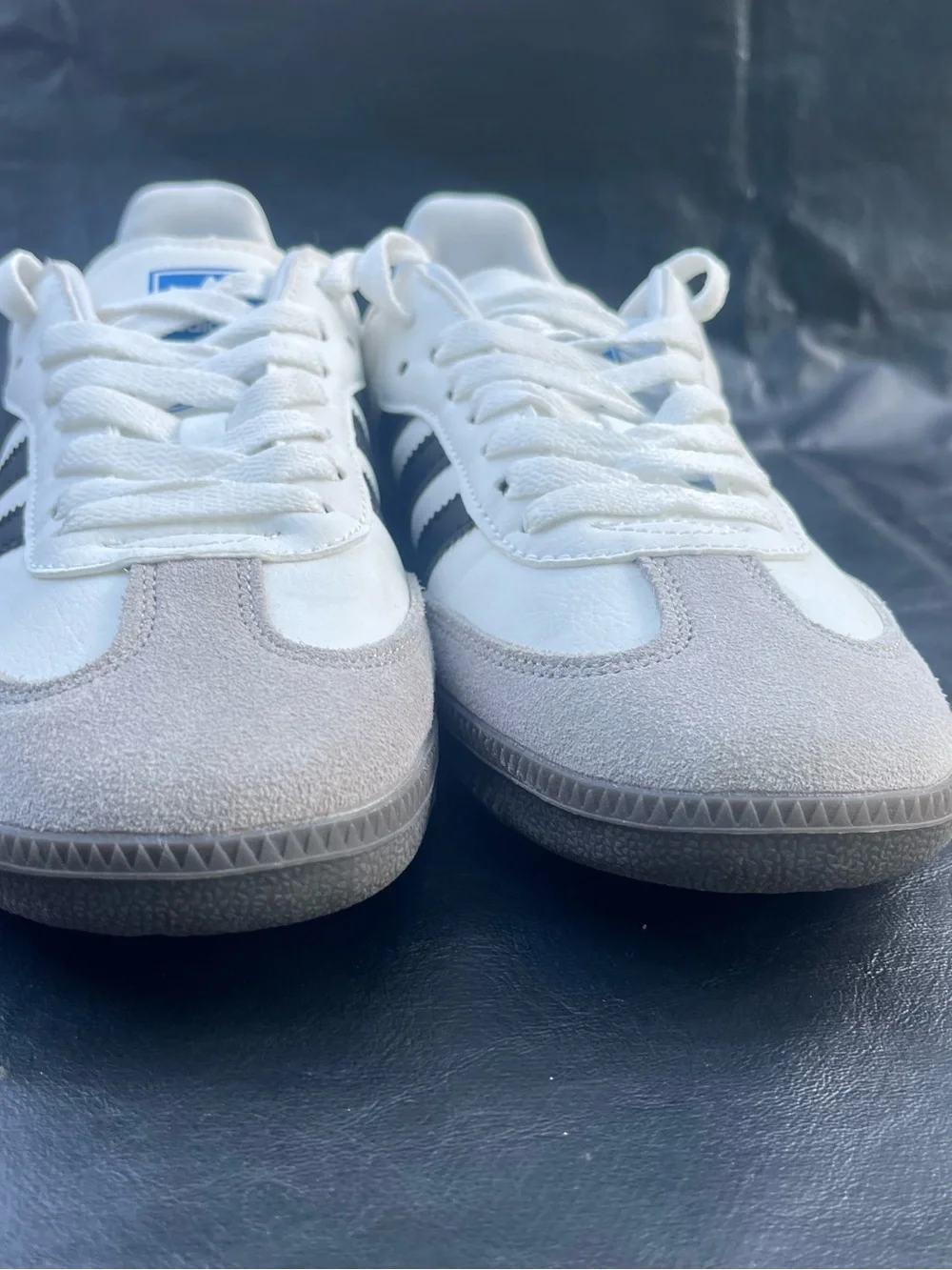 Adidas Samba Men’s White & Black Classic Sneakers 7
